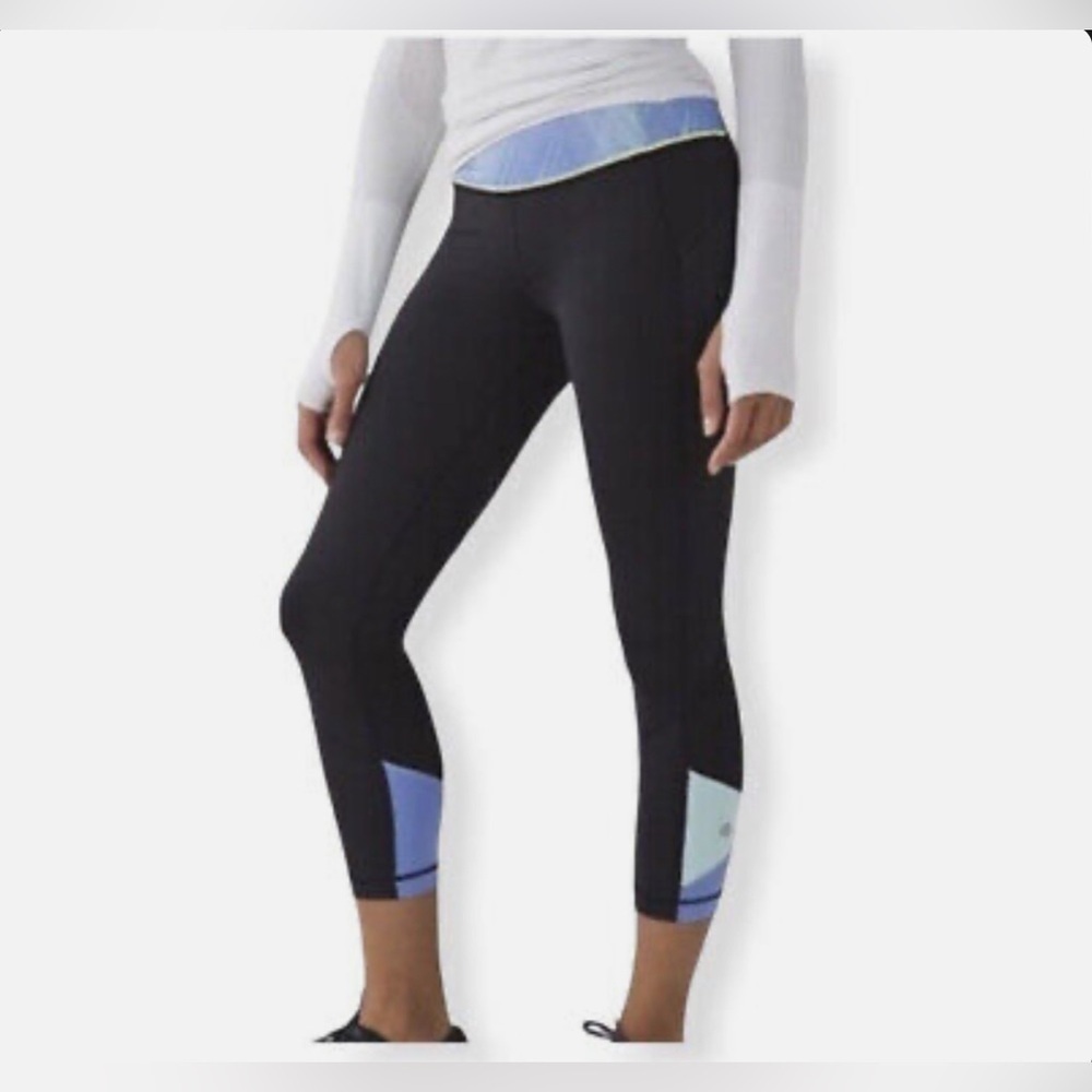Black and Blue Leggings by lululemon athletica